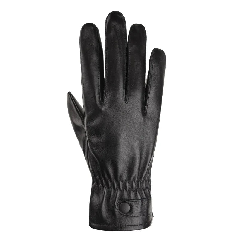 Gants d'hiver en cuir de mouton BISON DENIM
