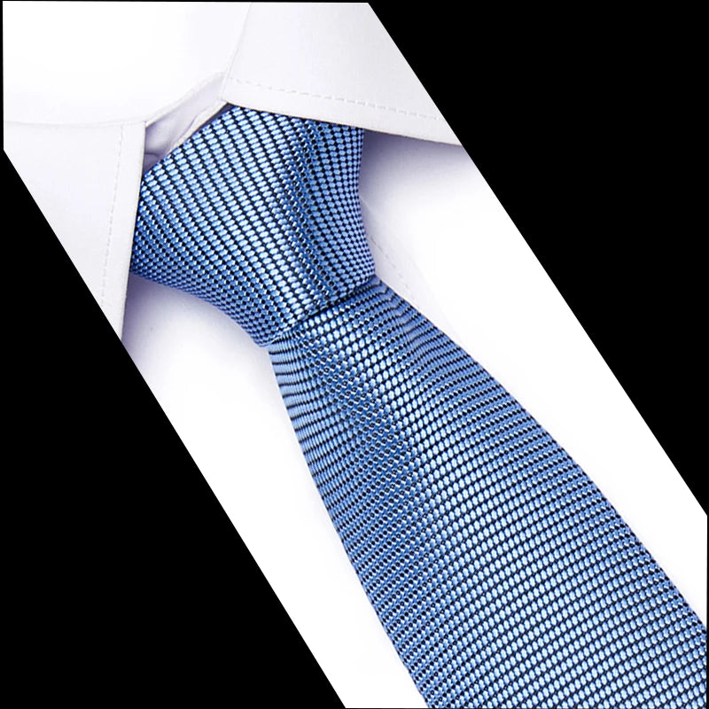 Handmade Blue Red Striped Dot Tie for Men