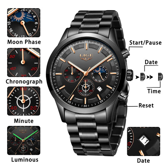 Montres pour hommes - Montre de sport étanche pour hommes