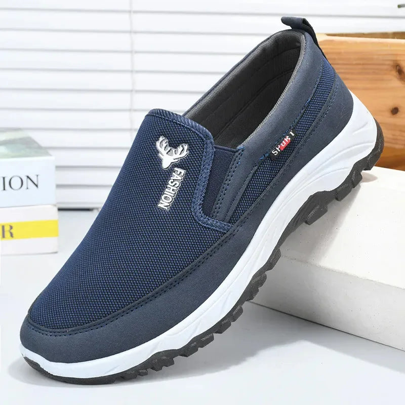 Men's Canvas Shoes with Soft Soles - Men's Oxford Sneakers