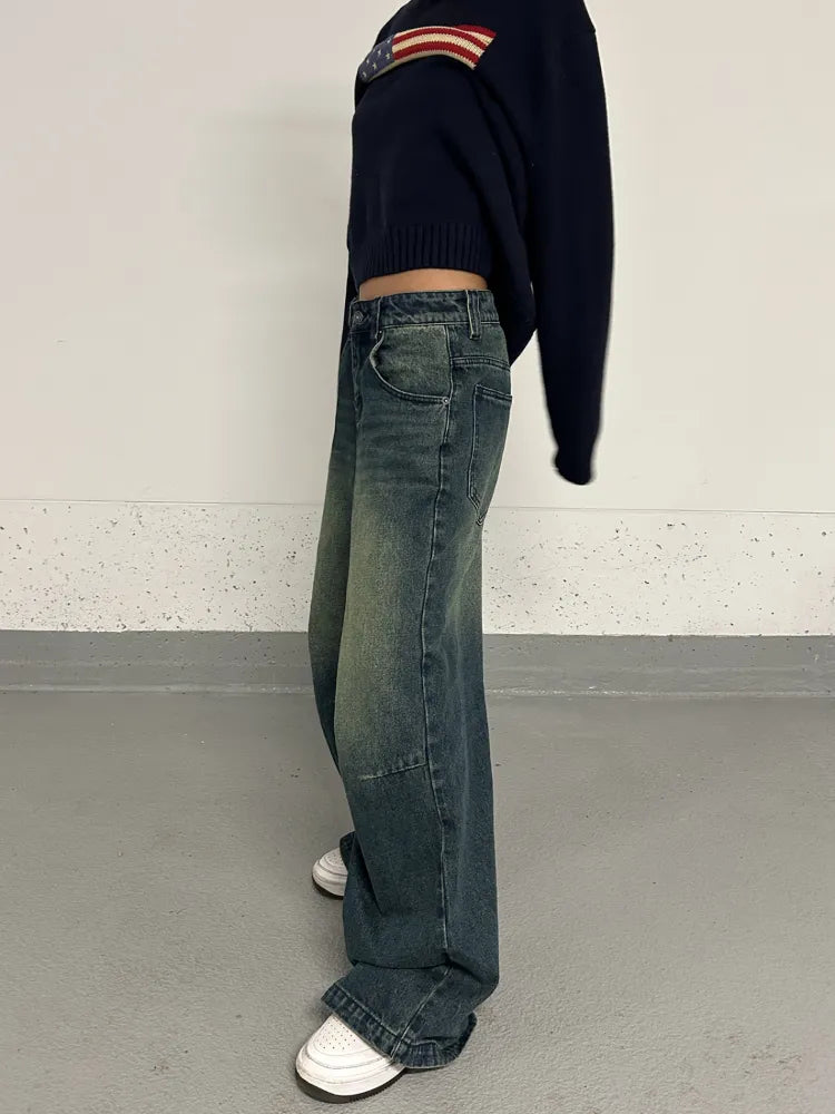 Baggy Jean - Denim Trousers Female Streetwear