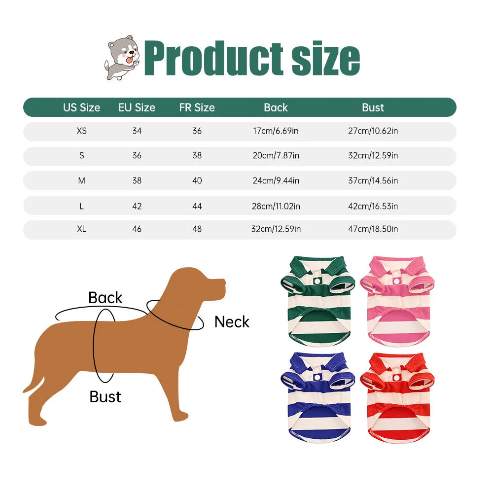 Dog T-Shirts - Breathable Clothes