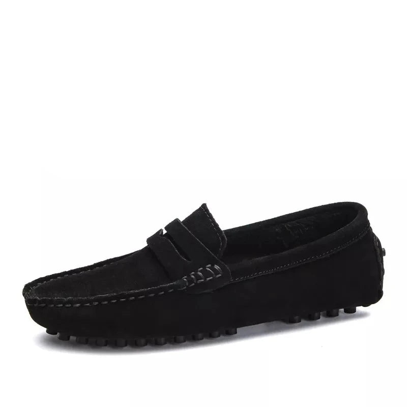 High-Quality Large Size Men's Leather Loafers