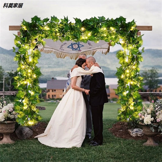 Artifical LED Lights 2m Silk Fake Ivy Vine