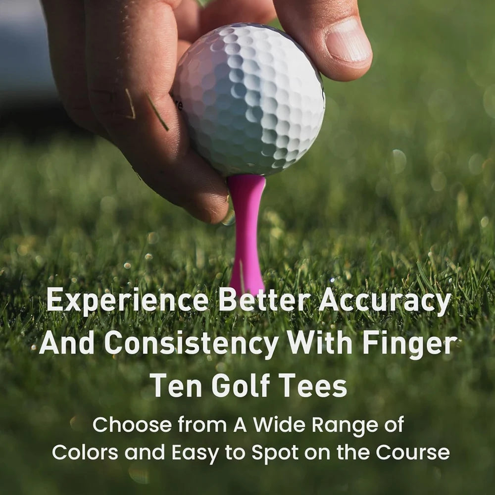 Unbreakable Height Control Reusable Golf Orange Castle Tees