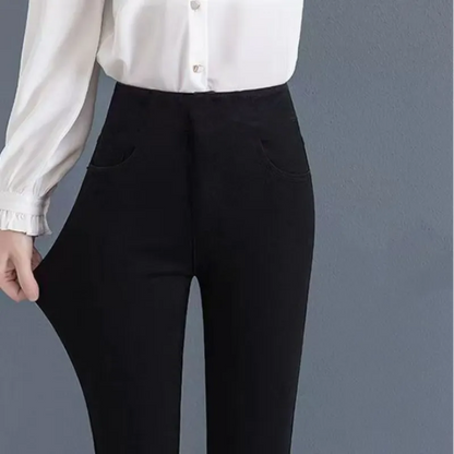 Women's Flared Slim Elastic Casual Pants