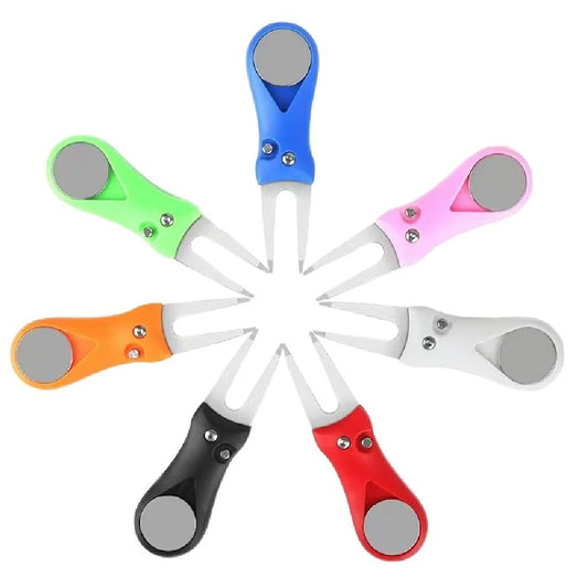 Foldable Golf Divot Repair Tool - Ball Marker