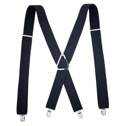 Adjustable Elastic X-Back Suspenders for Men & Women