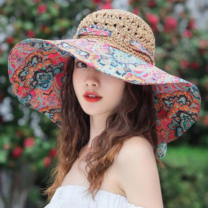 Anti-UV Straw Hats for Women
