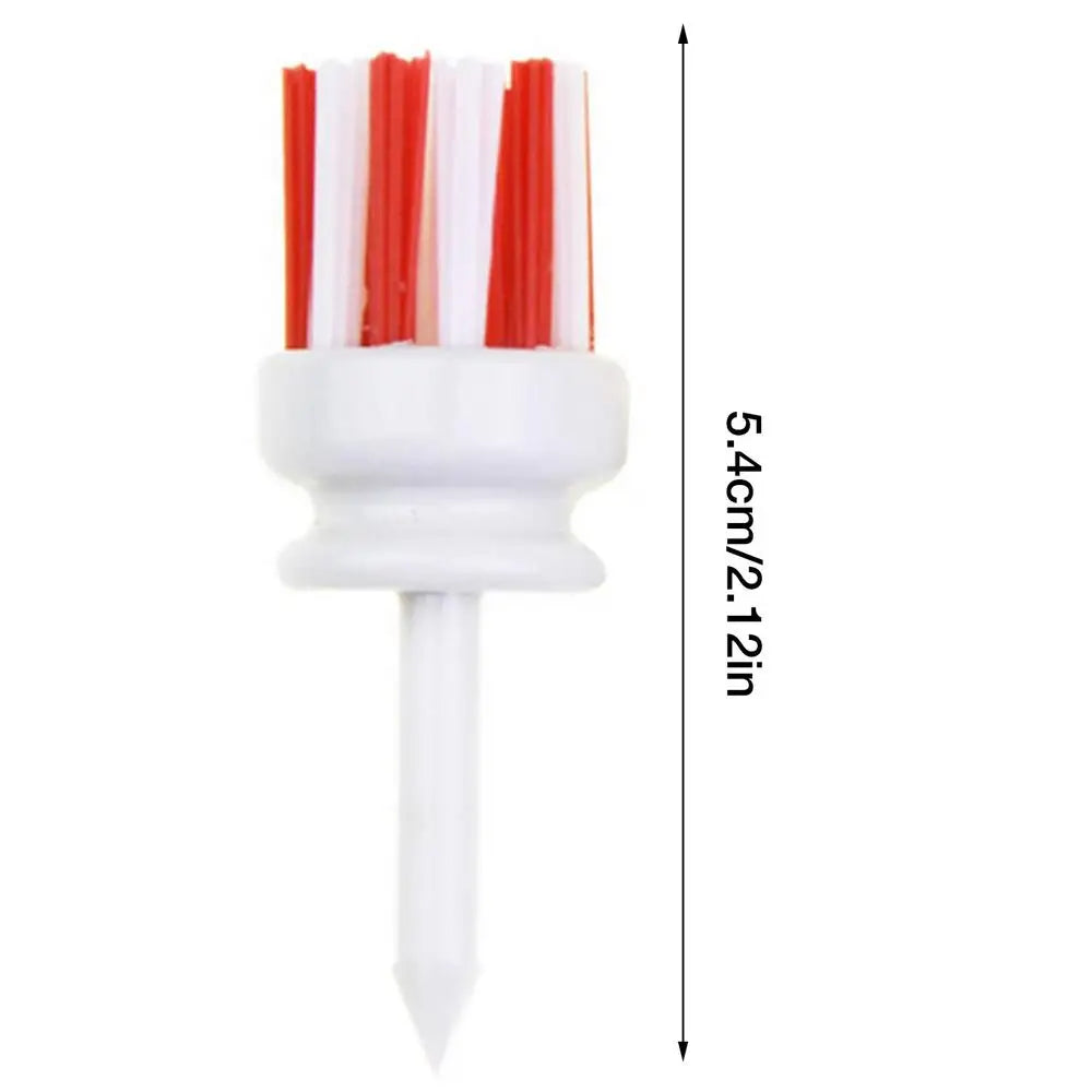 Unbreakable Brush Golf Tees – Low Friction Plastic Tee