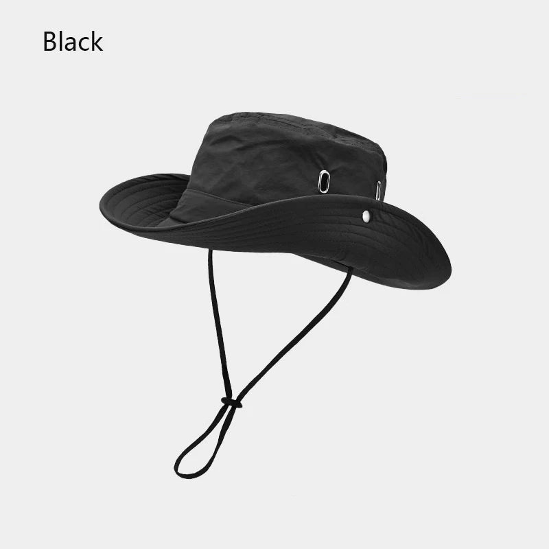 Schnell trocknender Angelhut mit Sonnenblende