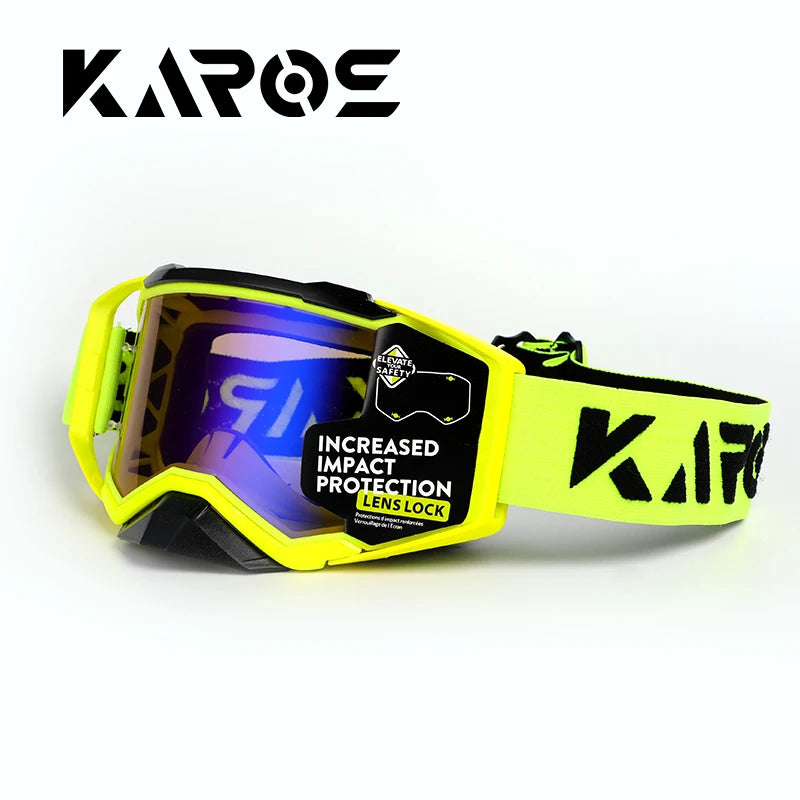 Dust Proof 3-Layer Shock Absorbing Sports Goggles