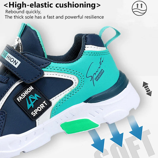 Kid's Lightweight Non Slip Sport Running Sneakers