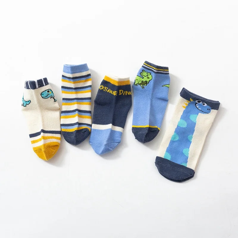 5Pairs Baby Socks Girl Boy Toddler Cotton Socks
