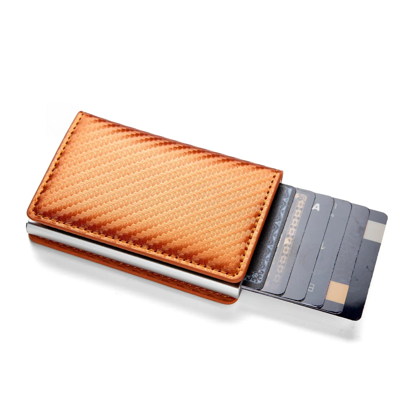 RFID Blocking Men's Leather Card Wallet