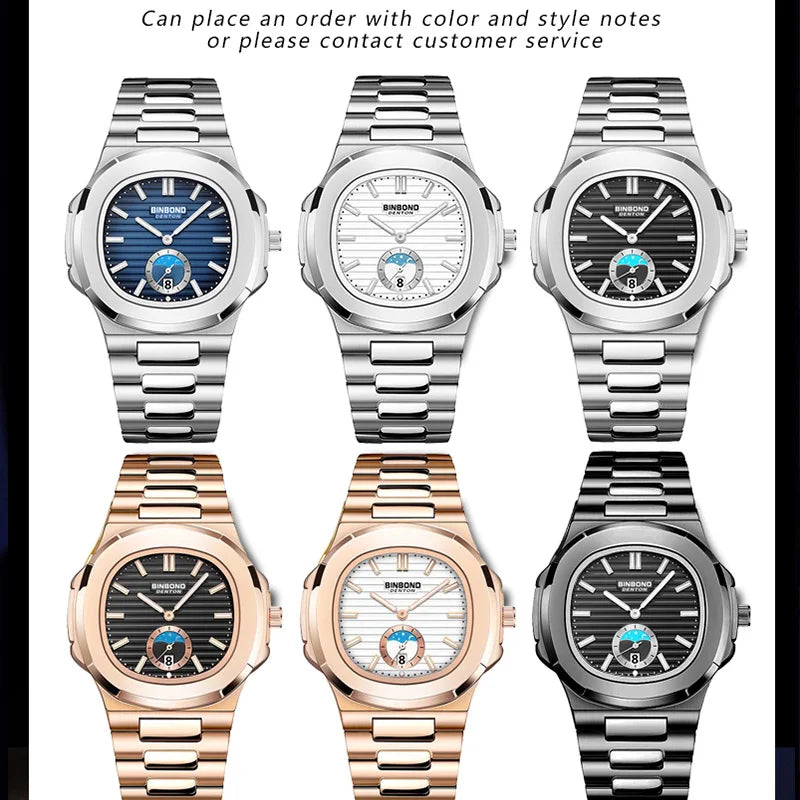 Men's Watch  - Stainless Steel Waterproof Watch