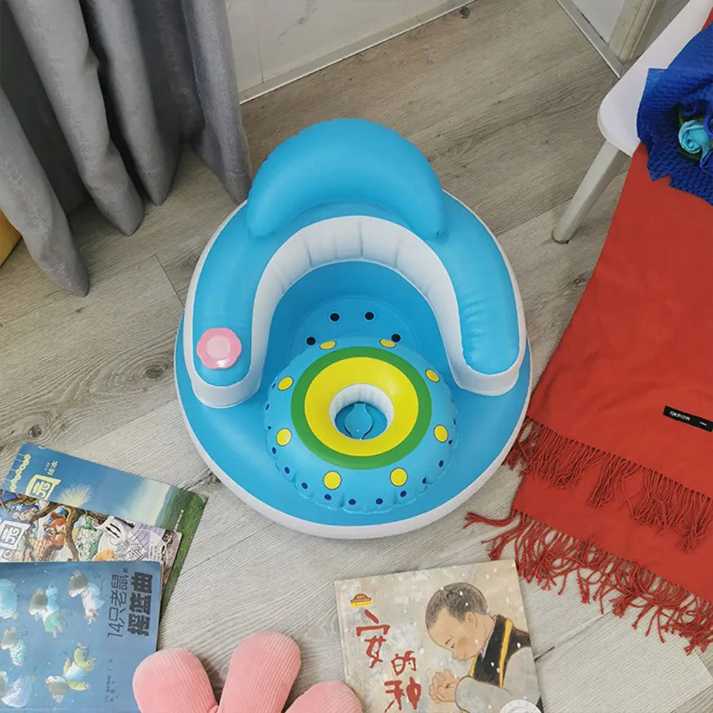 Infant Shining Baby Inflatable Sofa - Children Puff Portable Bath Chairs