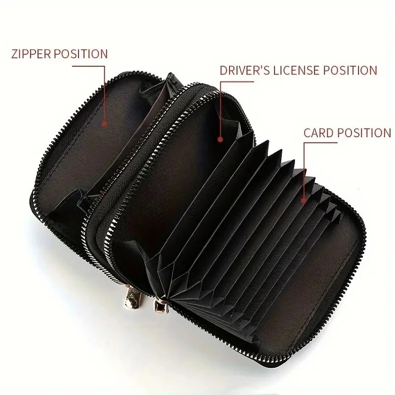 Double Zipper Large Capacity Coin Wallet
