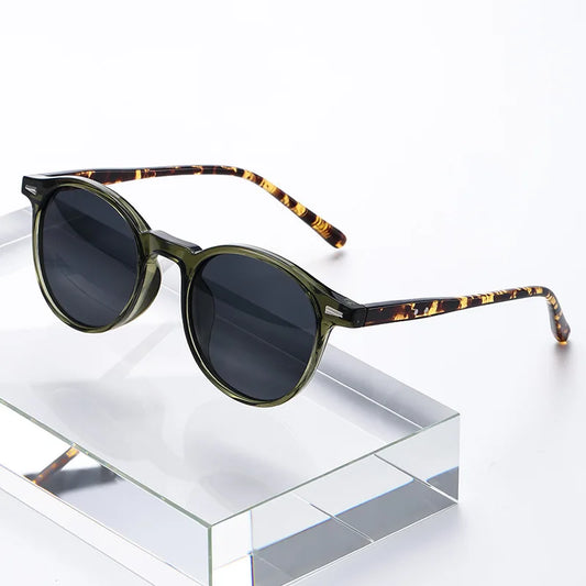 Unisex Designer Vintage Circle Sunglasses