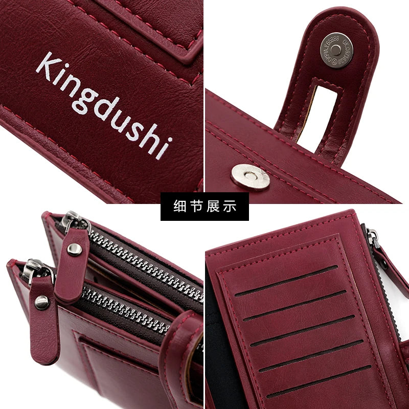 PU Leather Multi Card Carrying Long Wallet