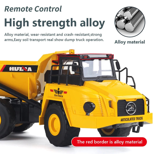 Remote Control Crawler Truck - Excavator Dumper Toy