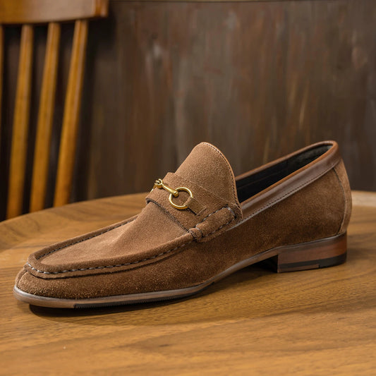 Men's Summer Genuine Leather Slip-On Loafers
