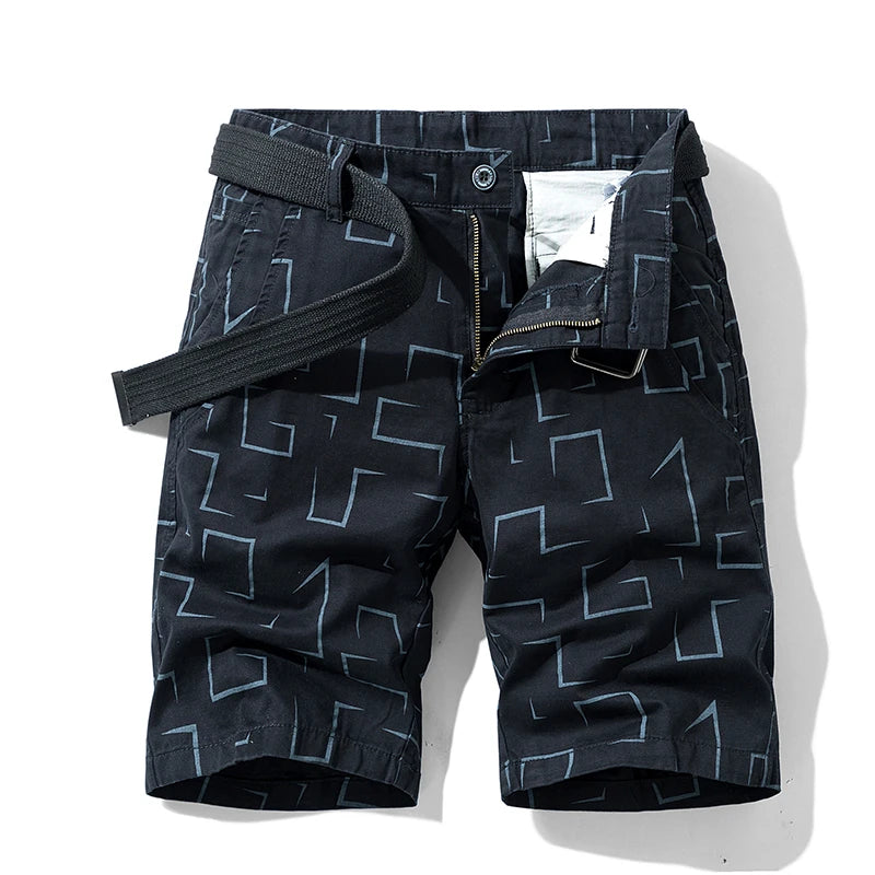 Short multi-poches en coton pour homme