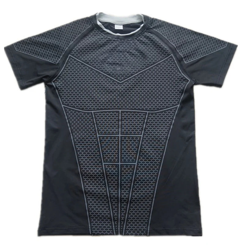 Men's Compression Skinny Fit Short Sleeve Athletic T Shirt