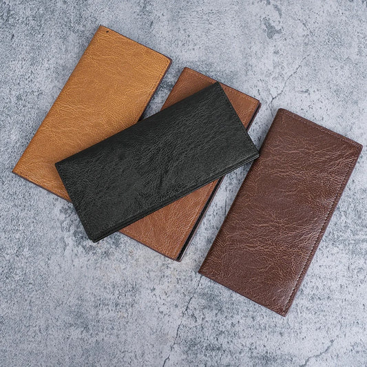 Men's Long Ultra-thin Soft Leather Wallet