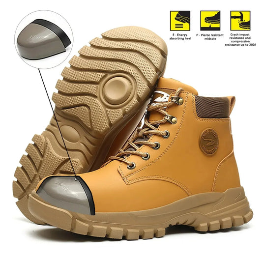 Waterproof Men's Safety Work Boots