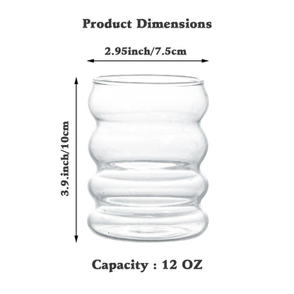 Heat-Resistant Glass Tumbler Drinkware Set