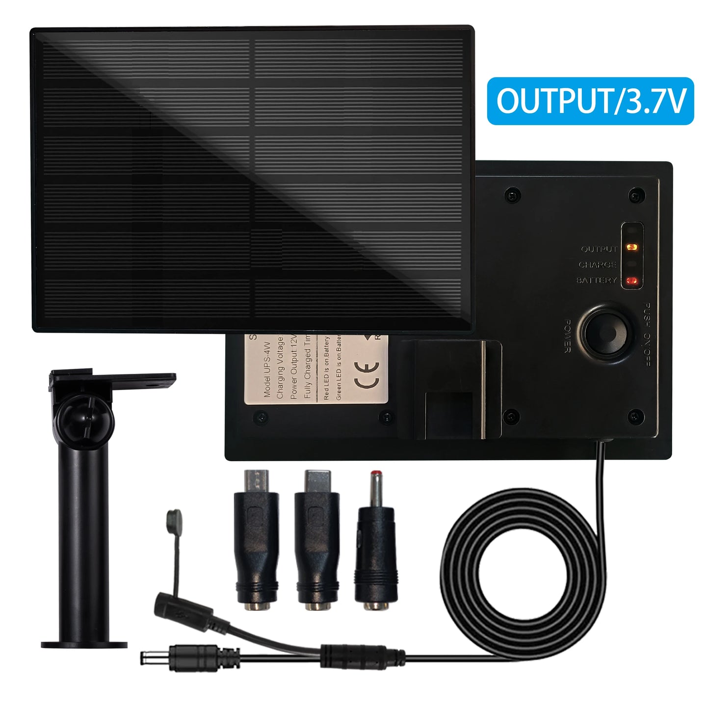 Foldable 4W Waterproof Micro USB Solar Panel