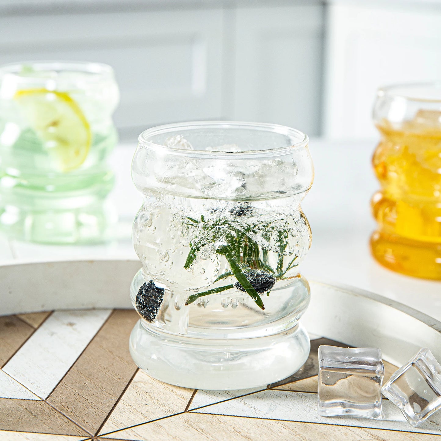 Heat-Resistant Glass Tumbler Drinkware Set