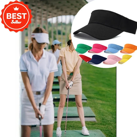 Visière de golf pour femme, coupe-soleil, sans visière