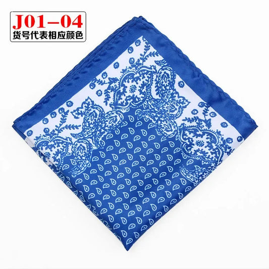 Soft Paisley Pocket Square Handkerchiefs