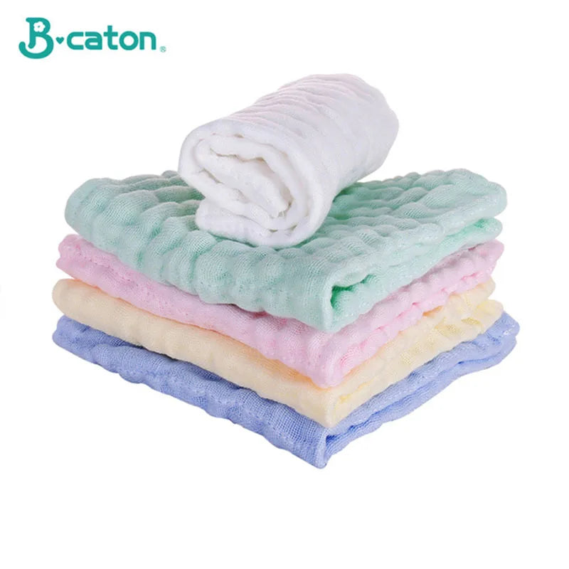 5PCS  6-Layer Cotton Baby Bath Towel