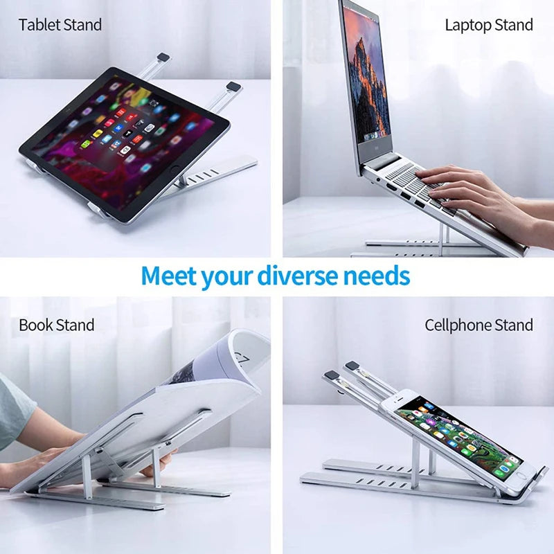 Non-Slip Aluminum Alloy Foldable Laptop Stand