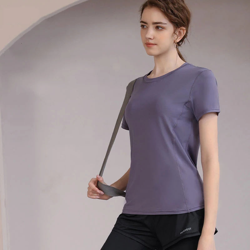 Quick-Dry Plus Size Sport T-shirt for Women