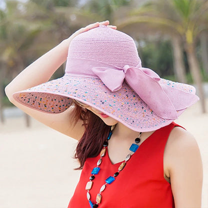 Women Summer Beach Travel Straw Hat