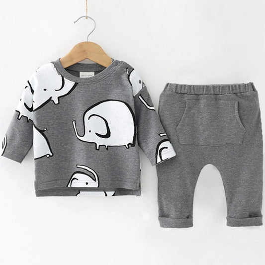 Newborn Baby  Clothes - Boys Clothes Set 2pcs Outfit