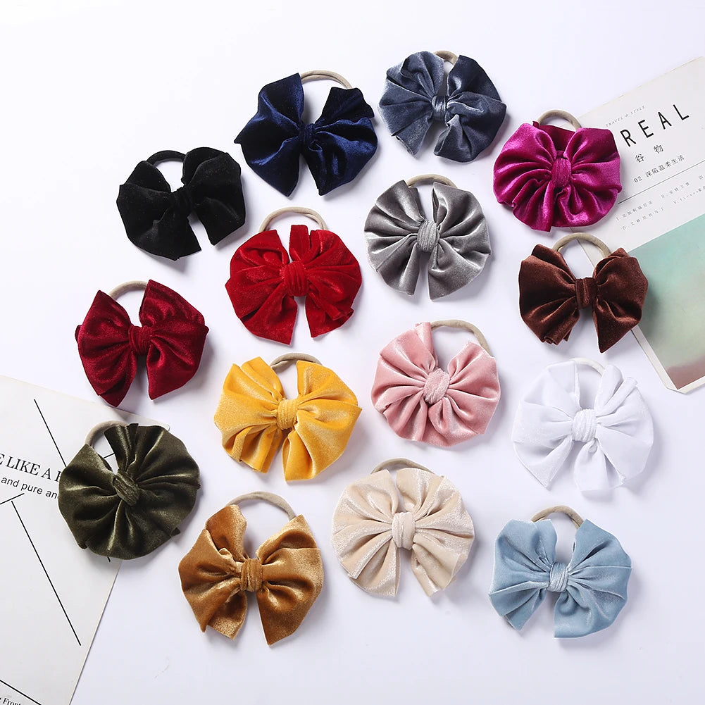 Sweet Korean Velvet Hair Bands for Baby Headband Newborn Accessories