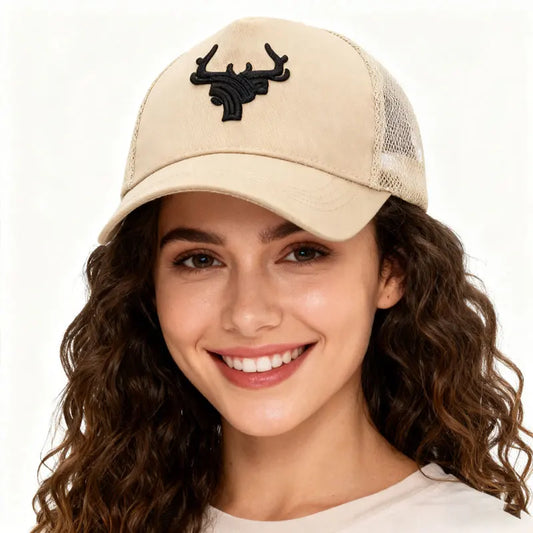 Unisex Sun Protection Embroidery Camouflage Baseball Cap