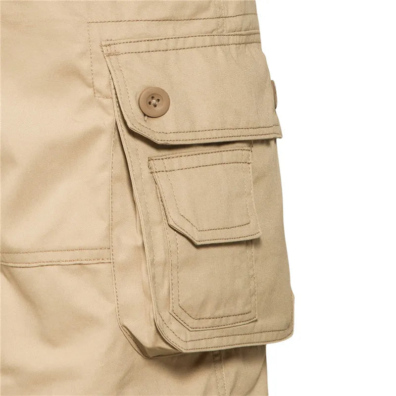 Men's Large Size Multi-Pocket Summer Shorts