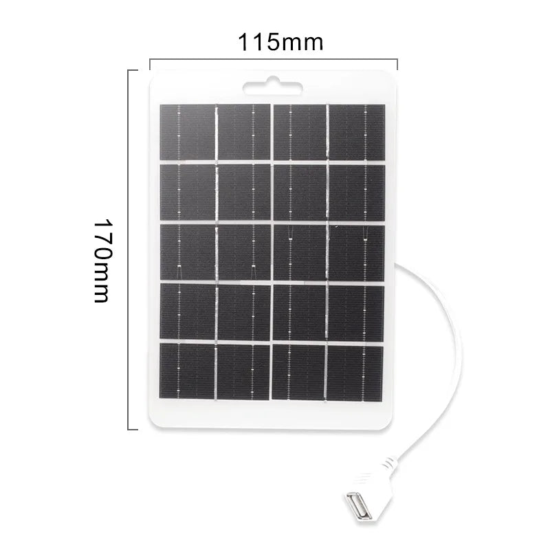 Portable C Type Phone Charging Mini 5V Solar Panel