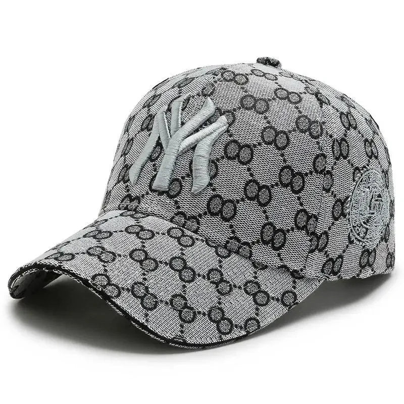 Casquette de baseball unisexe en coton avec protection solaire extérieure, ajustable et brodée