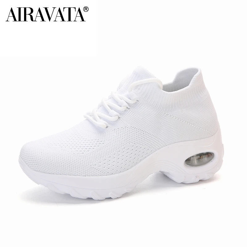 Bequeme, klobige Sneaker für Damen