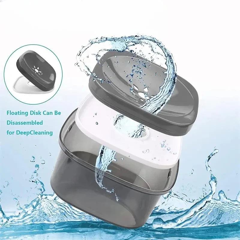 Pet Water Bowl - Transparent Large Capacity 2L Pet Water Dispenser