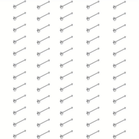 Nasenpiercingring aus 22G Edelstahl – Nasenpiercingstift aus Chirurgenstahl