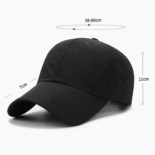 Unisex Quick Dry Cap - Breathable Sports Sun Hat
