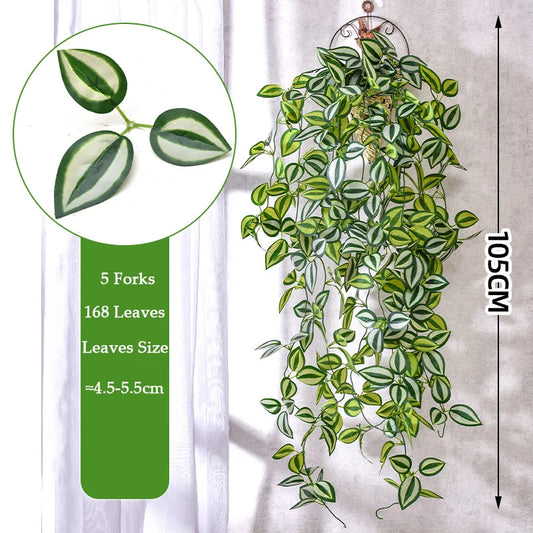 Plastic Creeper Green Ivy Outdoor Wall Decor